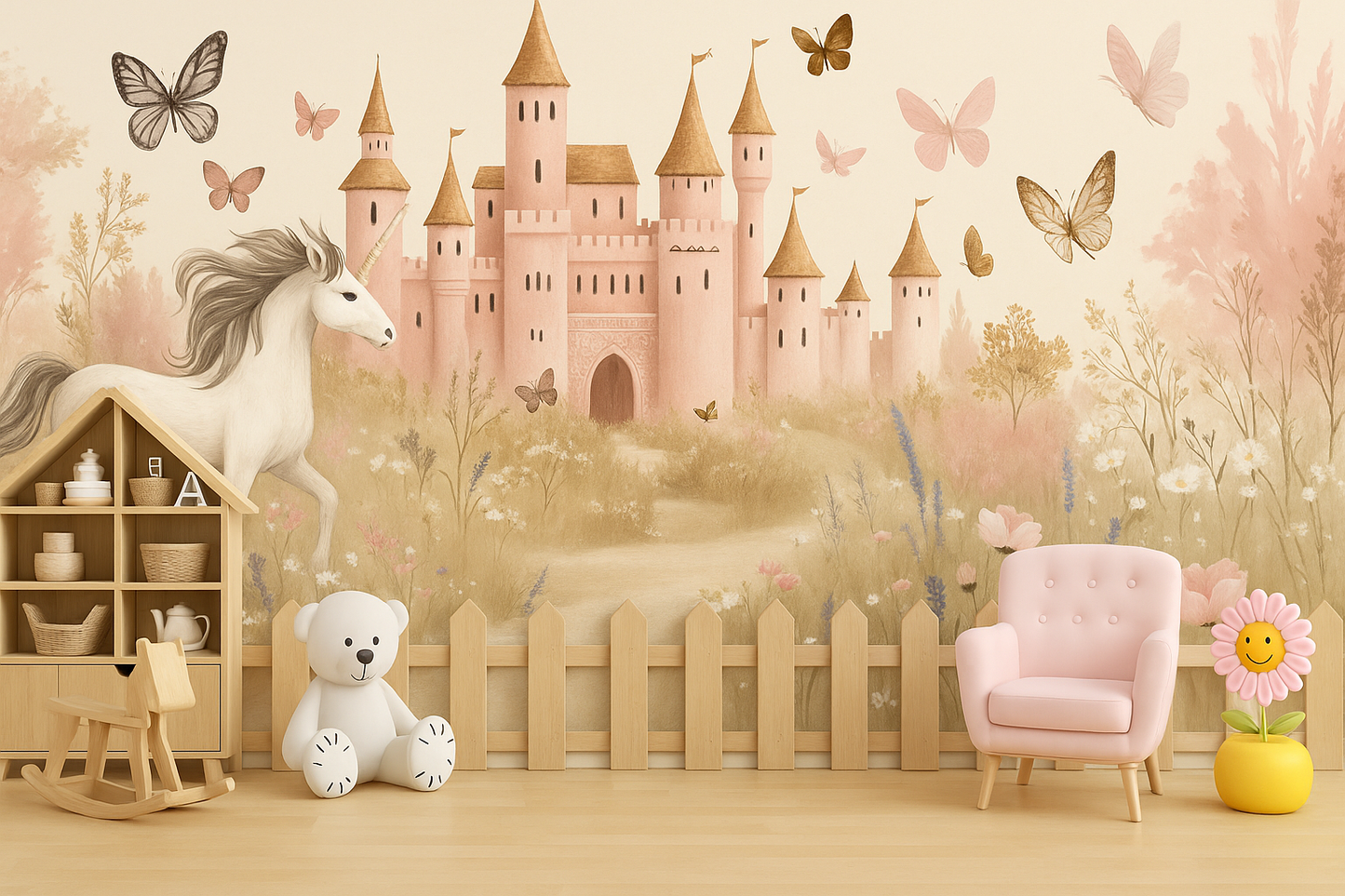 PAPEL DE COLGADURA Castle Unicorn