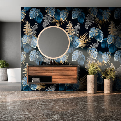 PAPEL DE COLGADURA Amazon Life Blue Palm