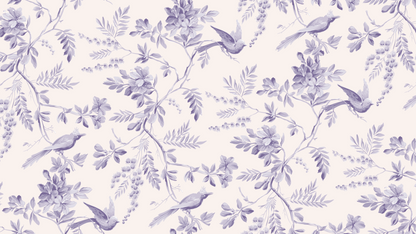 PAPEL DE COLGADURA Lila Botanical