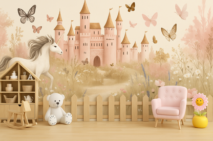 PAPEL DE COLGADURA Castle Unicorn
