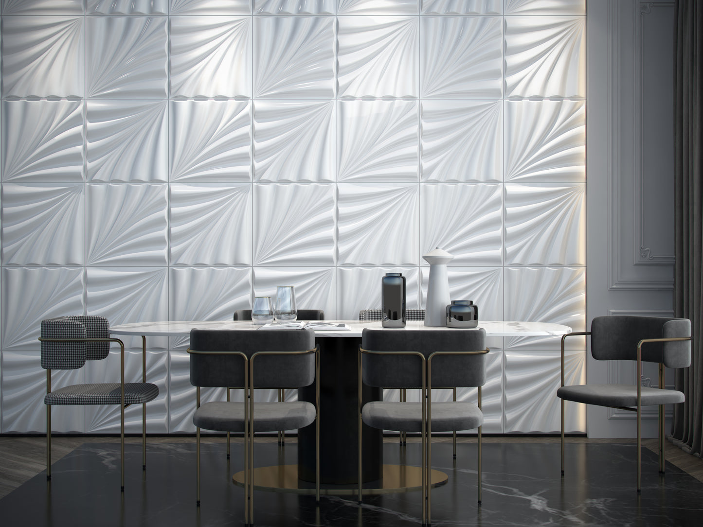 PARED  3D ROCOCO (Lamina)