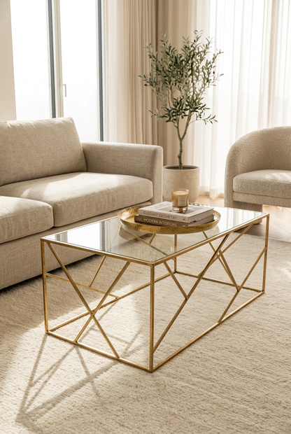 Mesa Fancy ambientada