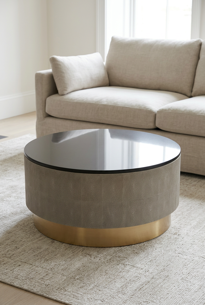 Mesa Round Shagreen ambientada