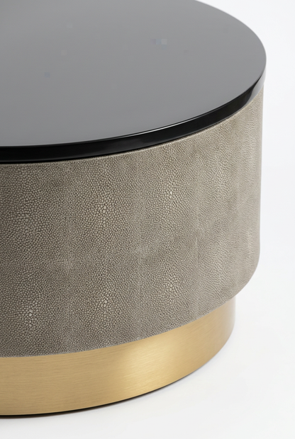Mesa Round Shagreen detalle