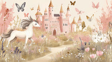 Cargar imagen en el visor de la galería, PAPEL DE COLGADURA PERSONALIZADO CASTLE UNICORN
